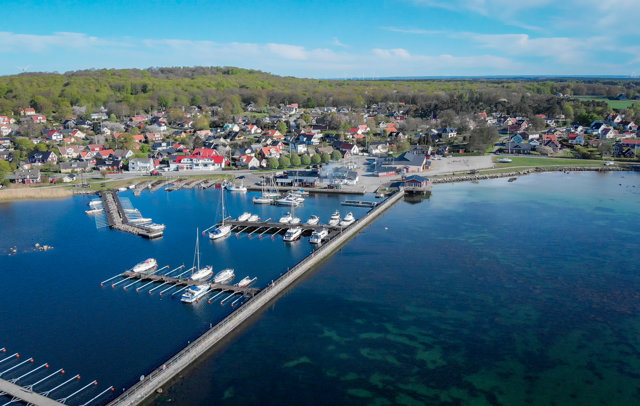 Flygfoto Hälleviks Hamn Foto Sölvesborgs Kommun